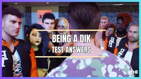 being a dik math|being a dik answer guide.